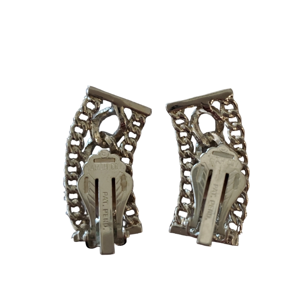 Vintage Sarah Coventry Clip On Earrings - Picture 4 of 10